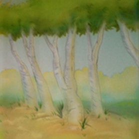 Child's room mural