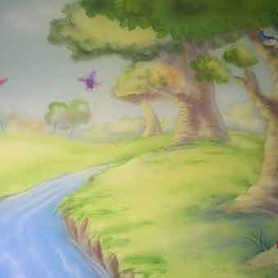 Child's room mural